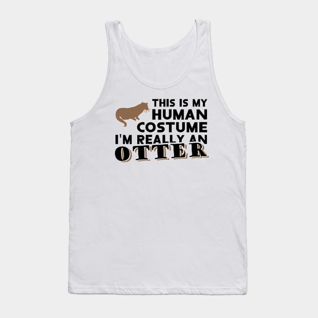 Otter costume men animal motif otter women Tank Top by FindYourFavouriteDesign